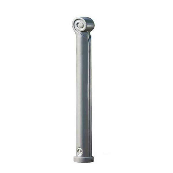 Stein HGS Stilpoller 'Sinon', zum Einbetonieren inkl. Bodenhülse (300 mm), RAL 7035 lichtgrau, herausnehmbar mit 3p-Technologie, mit Sechskant, 24982-06