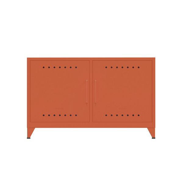 Bisley Fern Sideboard, inkl. 1 festen Fachboden, Kabeldurchlass und Klett-Halter, 683 sevilla, FERCAB683