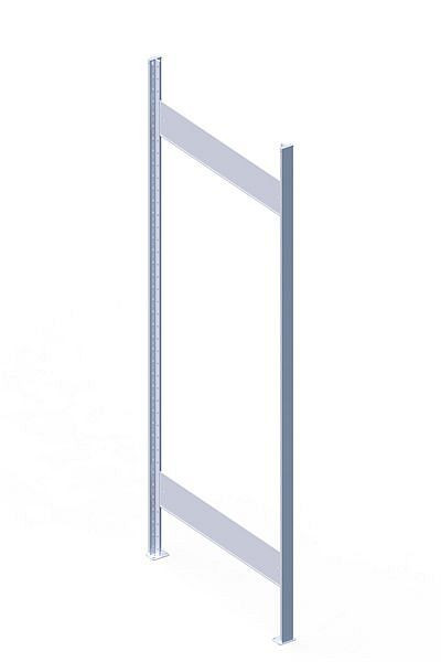 Meta S3 T2 N Steckrahmen 2200x800 mm, verzinkt, für Steckregal CLIP, 200188809