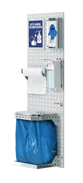 Kappes RasterPlan Lochplatte Modell 1 1500 x 450 mm RAL 7035, 4001.10.1513