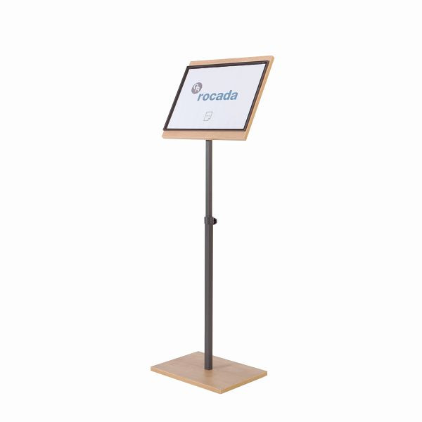 Rocada Infodisplay für DIN A3 132x40x30 cm Holzoptik, NAT0706