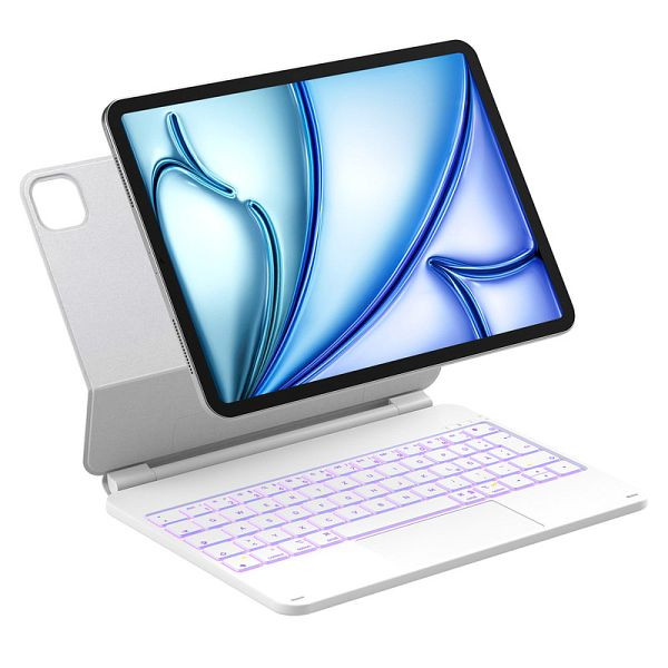 inateck Magnetische Tastaturhülle für iPad Air 11" M4/M3/M2 (2026/2025/2024), iPad Air 5/4, iPad Pro 11" 4/3/2/1, weiß, KB09119_white
