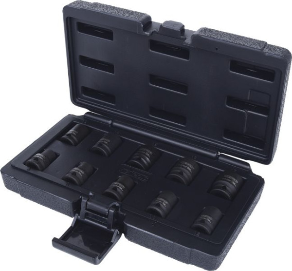 KS Tools 3/8" 12-kant-Kraft-Stecknuss-Satz, kurz, 10-teilig, 515.0950