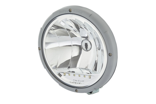 HELLA Hybrid/Halogen-Fernscheinwerfer, Rallye 3003, 12/24V, rund, Referenz: 25, geschraubt, ECE-R7/E1 1928/ECE-R112, rechts/links, 1F8 009 797-421