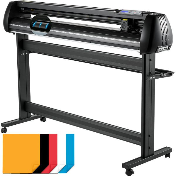 VEVOR Schneideplotter 1350 mm Schnittbreite, 10-800 mm/s Folienschneider, 3 Klingen Signmaster Software für Schilder & Dekorationen, KZJHSOCSK1350FZ9JV2