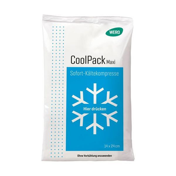 WERO CoolPack Maxi Sofort-Kältekompresse, 14 x 24 cm, 51005