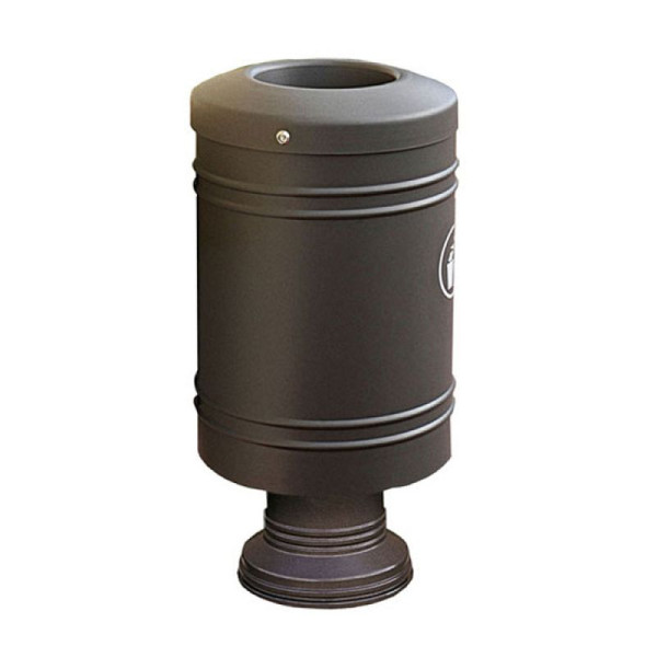 Stein HGS Abfallbehälter -Throw-, dunkelgrau, 22267-09