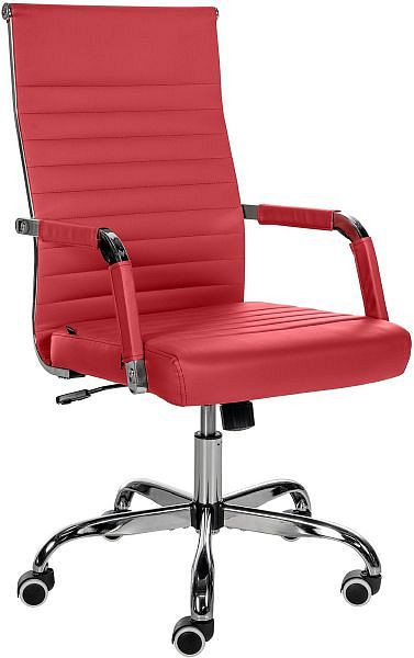 CLP Bürostuhl Amadora Kunstleder, rot, 310495, 4251563483113