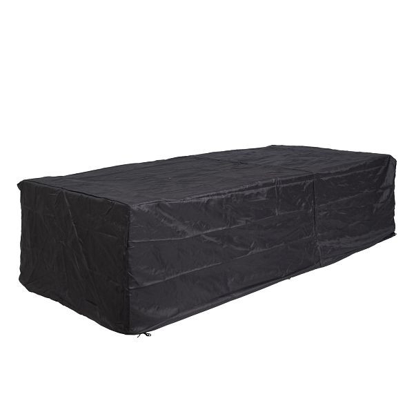 Mendler Abdeckhaube HWC-J41, Abdeckplane Schutzplane Schutzhülle, Gartenmöbel Outdoor Tisch-Set Garnitur 75x255x120cm, anthrazit, 77647