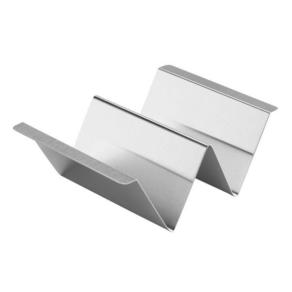 Stalgast Snackwelle mit Griff, zwei Fächer, Edelstahl, KK080802