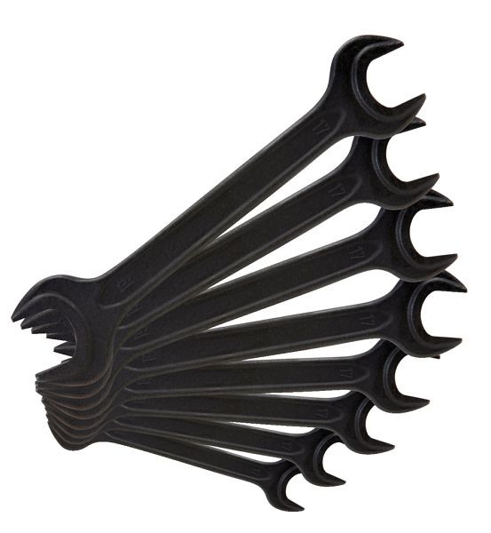 KS Tools Doppelmaul-Kraftschlüssel-Satz, 8-teilig, 517.1490