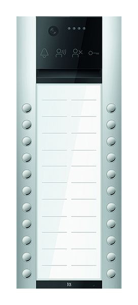 TCS Türkontrollsystem PES PRO IP Video Außenstation 22T 2 Spalten AP silber, AVA430222-0010