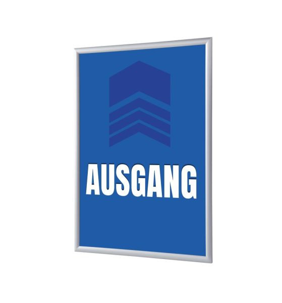 Showdown Displays Klapprahmen A1 Komplettset Ausgang Blau Deutsch, KRA1G25LPPI479