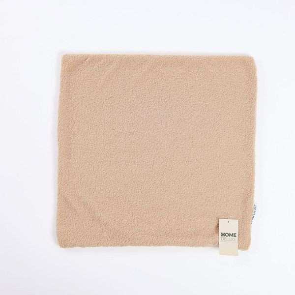HOME DELUXE Bouclé Kissenbezug PELO mit Kissenfüllung - Terrakotta, 60829