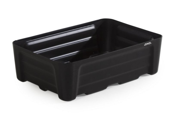 DENIOS Kleingebindewanne aus Polyethylen (PE), 30 Liter Auffangvolumen, 592 x 400 x 180 mm, 328354
