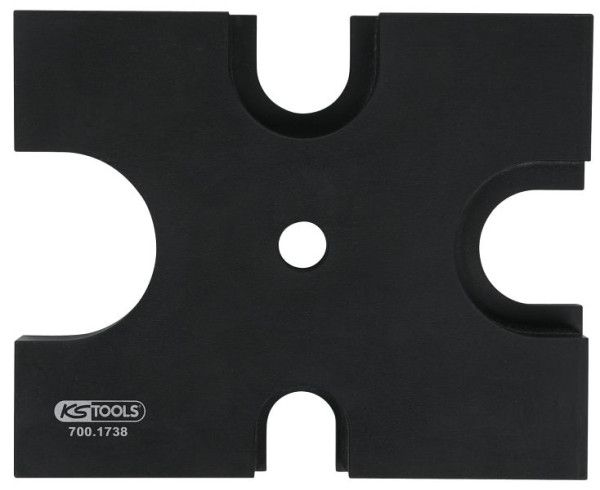 KS Tools Universal Prismenplatte Durchmesser 40,0 / 63,0 / 75,0 / 80 mm, 700.1738