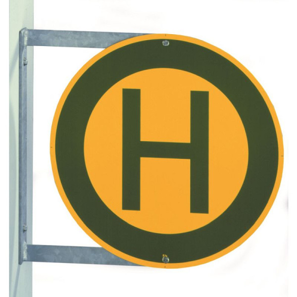 Stein HGS Wandhalterung für VZ 224-40, Ø 420 mm, r-s198