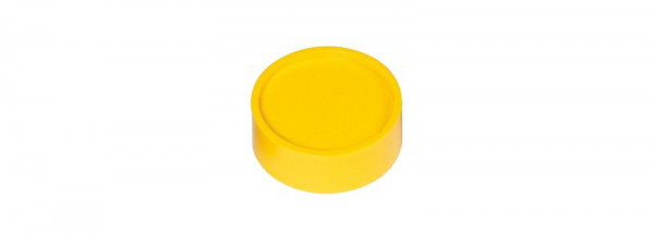 MAUL Rund-Magnet, PE Ø 34 mm, 2 kg Haftkraft, gelb, VE: 10 Stück/Set, 6173313