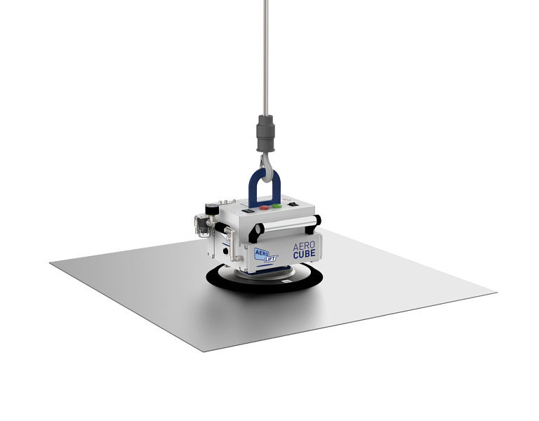 AERO-LIFT AERO-CUBE 145/1M-24V Batteriebetriebener, kompakter Vakuumheber für Materialien mit strukturierter Oberfläche bis 145 kg, 1030817