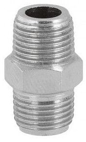 Airpress Doppelnippel 1/8", rostfreier Stahl, 37510