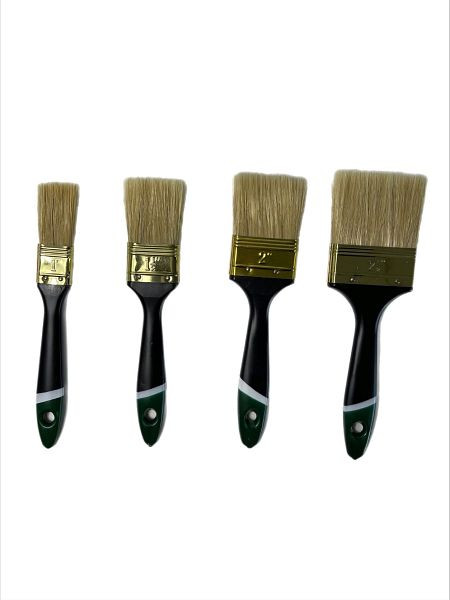 VaGo-Tools Malerpinsel Lasur Pinsel 12-teiliges Set Flachpinsel 25/38/50/63 mm je 3 Stück, 191-010/015/020/025 je 3_kv