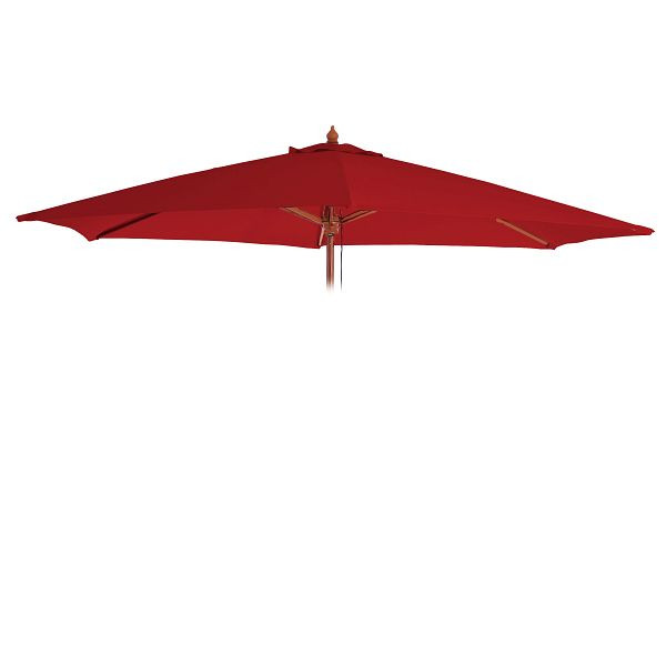 Mendler Ersatz-Bezug für Sonnenschirm Florida, Sonnenschirmbezug Ersatzbezug, Ø 3m Polyester 6 Streben, bordeaux, 81649