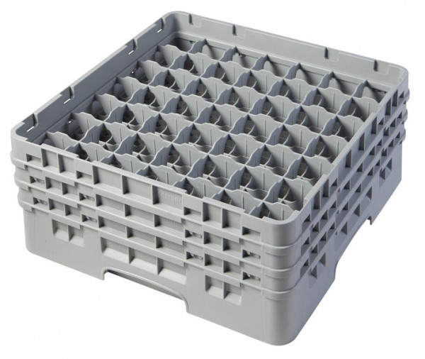 Cambro Spülkorb mit 49 Fächer Camrack® 17,4 cm Soft Grau, 49S638151