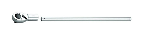 GEDORE Umschaltknarre, 1", 810 mm, Vanadium-Stahl, verchromt, 6180550