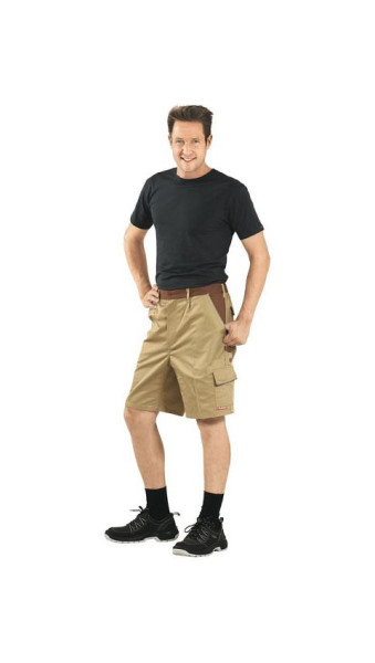 Planam Highline Shorts, khaki/braun/zink, Größe XL, 2374056