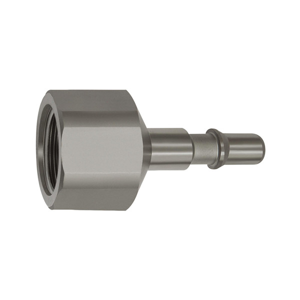 Riegler Nippel für Kupplungen NW 6, ISO 6150 C, Edelstahl, G 1/8 IG, 141940