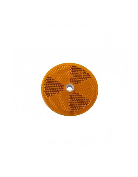 Ri-Traffic Reflektor Rund Ø60 mm, Orange (AMBER), RF-6003