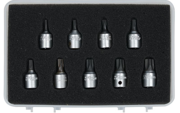 SW-Stahl Schraubendreheinsätze, 1/4", TPR-Profil, IP10-IP50, 9-teilig, IP/4-SET