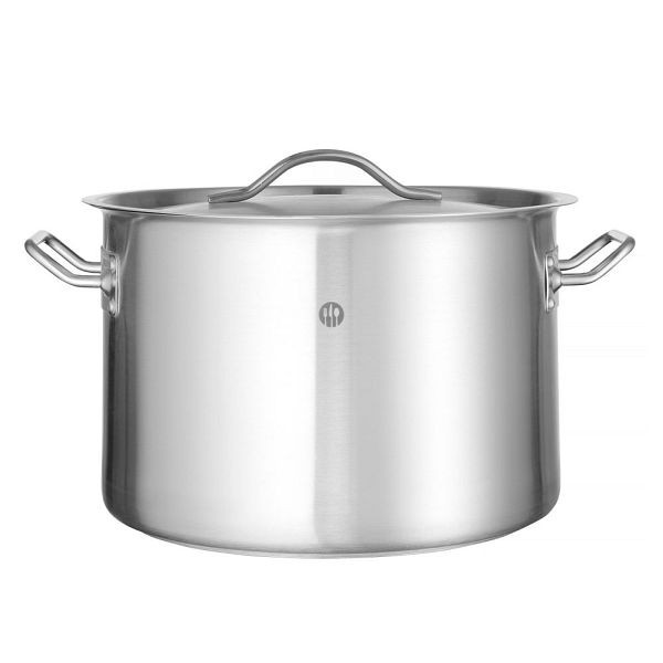 Hendi Fleischtopf - mit Deckel, Edelstahl 14l 300x200mm Budget, 832837