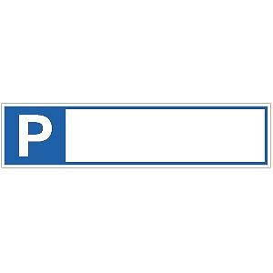 Moedel Parkplatzreservierer - zur Selbstbeschriftung, Alu, 460x110 mm, 57035