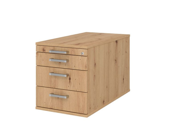 Hammerbacher Rollcontainer 80cm, 3 Schub, Schloss CE Asteiche, VTC30/R/R/CE