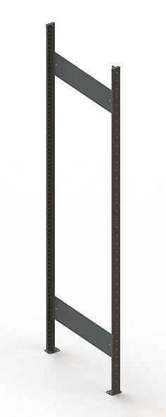 Meta T1 N Rahmen 2000x600 mm, RAL 7035, 20054150