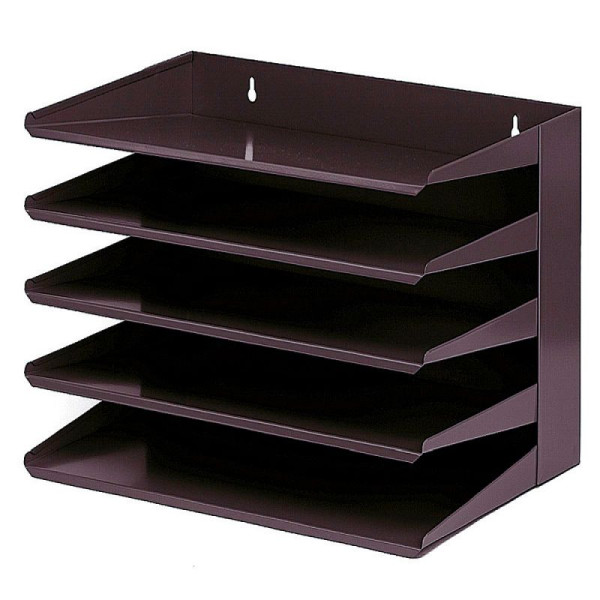 STEIN HGS Sortierregal, schwarz, 5 Stück, 84232.0003