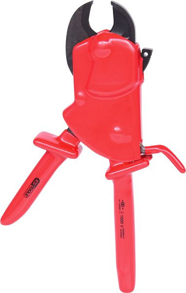 KS Tools Einhand-Ratschenkabelschere mit Schutzisolierung, 290mm, 117.1245