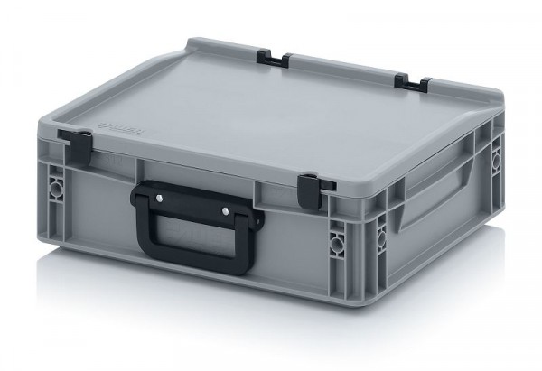 Auer Eurobehälter Koffer 2GL 2 Griffe auf der Längsseite, LxBxH: 40 x 30 x 13,5 cm, ED 43/12 2GL