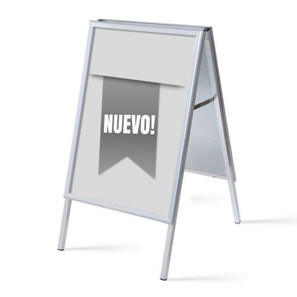 Showdown Displays Kundenstopper A1 Komplettset Neu Grau Spanisch, ZPA1G32MEI230