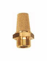 Riegler Schalldämpfer aus Sinterbronce, mit Messing-Sechskant und Messing-Gewinde, 113347