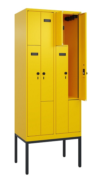 C+P Z-Spind Evolo PLUS, Gestell, 4 Fächer, 2120x800x500mm, 1023/1023, Drehriegel, 0490337-224 S10022