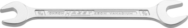 Hazet Doppel-Maulschlüssel, Außen-Sechskant Profil, 9/16 x 5/8 ", 450NA-9/16X5/8VKH