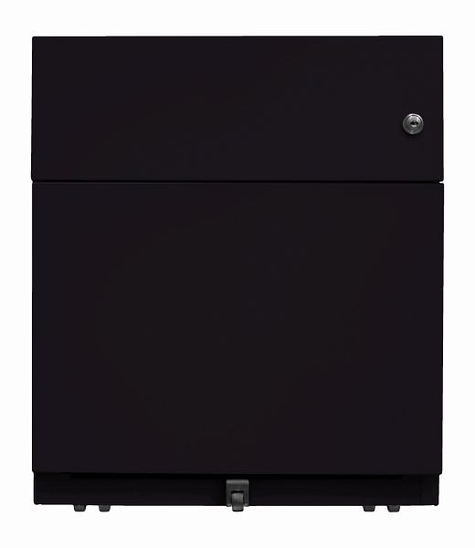 Bisley Rollcontainer Note, 1 Universalschublade, 1 HR-Schublade, schwarz, NWA59M7SF633
