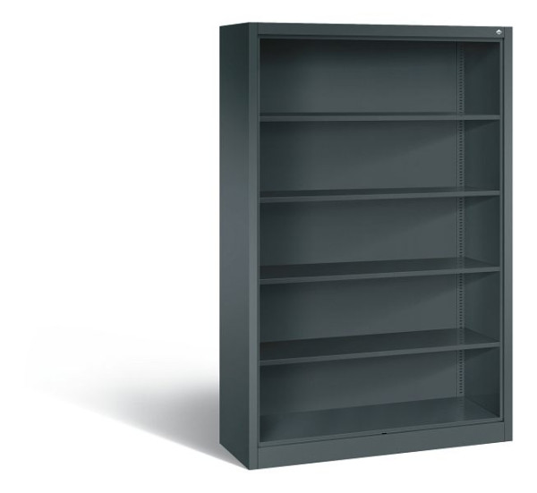 C+P Büroregal mit Rückwand Acurado, H1950xB1200xT400 mm, Anthrazit, 9360-000 S10084