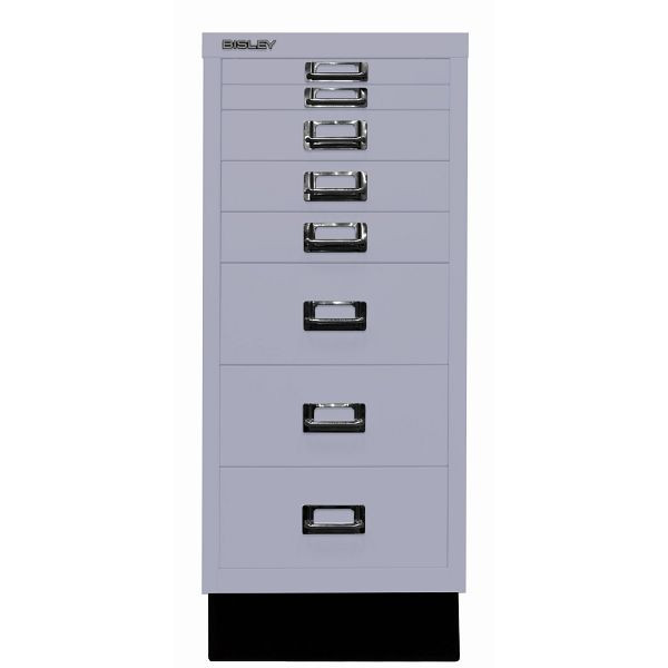 Bisley MultiDrawer™, Inkl. Sockel, DIN A4, 8 Schubladen, 656 lilac, L298S656