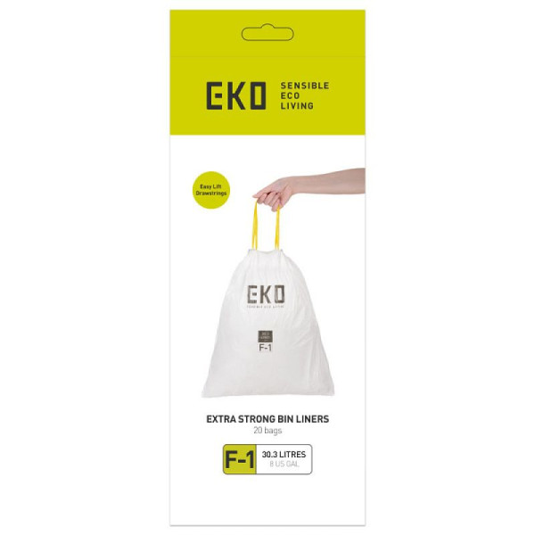 STEIN HGS Müllbeutel, 480 Stück (4 x 6 x 20 Stück), 18-28 Liter, 83436.0007