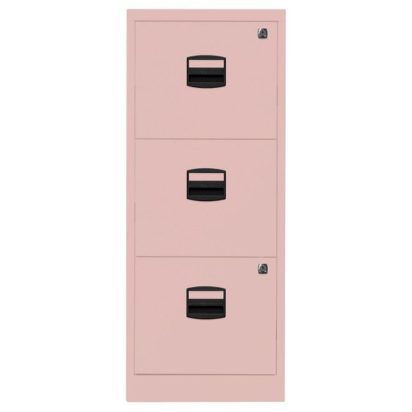 Bisley Home Hängeregistraturschrank PFA, 3 HR-Schubladen, 620 pastellpink, PFA3F620