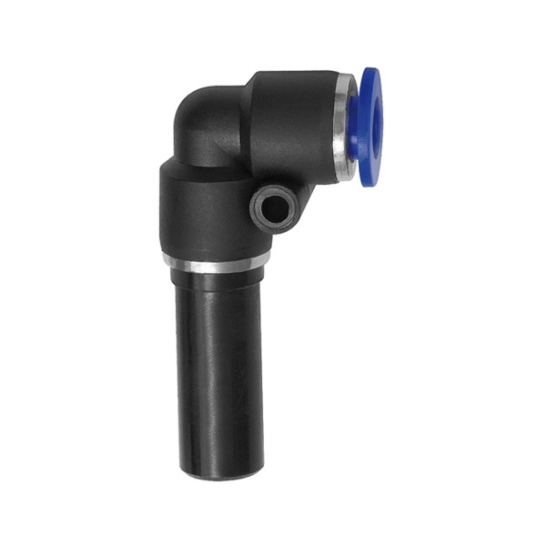 Riegler L-Steckverbindung, Stecknippel 12 mm »Blaue Serie«, Schlauch-Ø12, KS, 135768