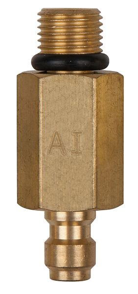 KS Tools Adapterstück M10x1,0 Außengewinde und 1/4" Schlauchanschluss mit Dichtring, 150.2348